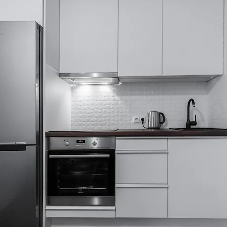 Park View With Private Parking Wi-fi & Outdoorgym Daire Klaipėda